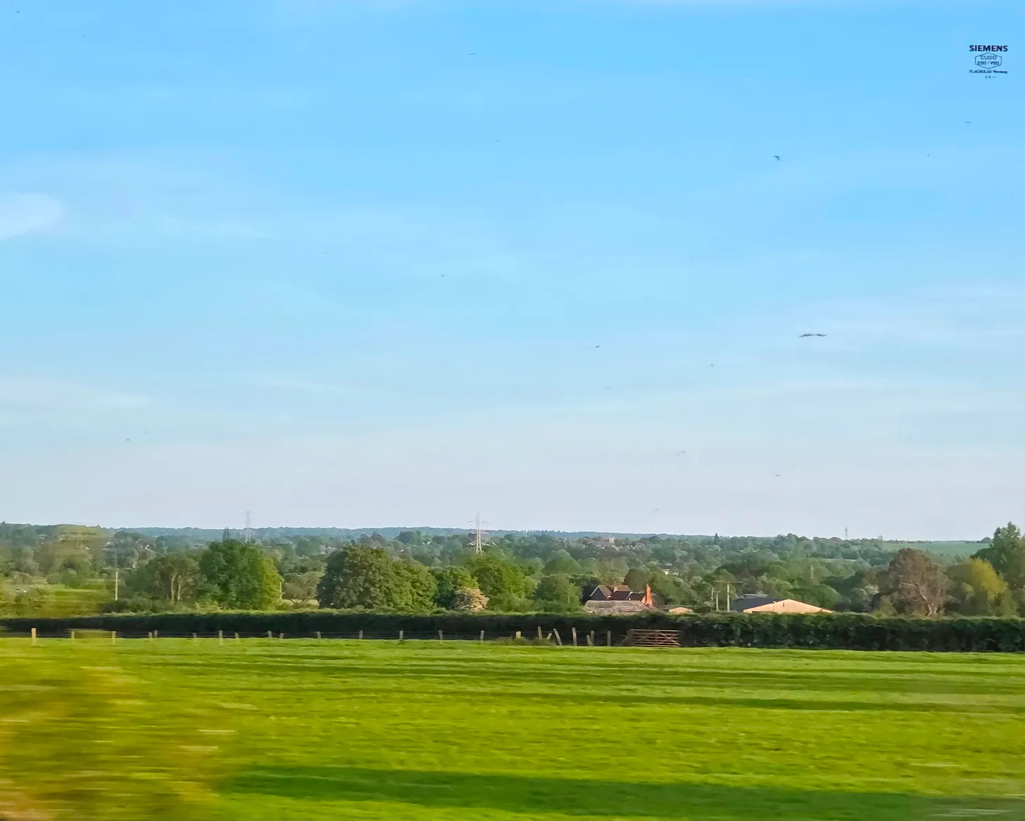 Onboard a train to the retreat in South East England last weekend